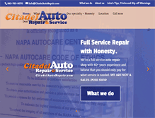 Tablet Screenshot of citadelautorepair.com